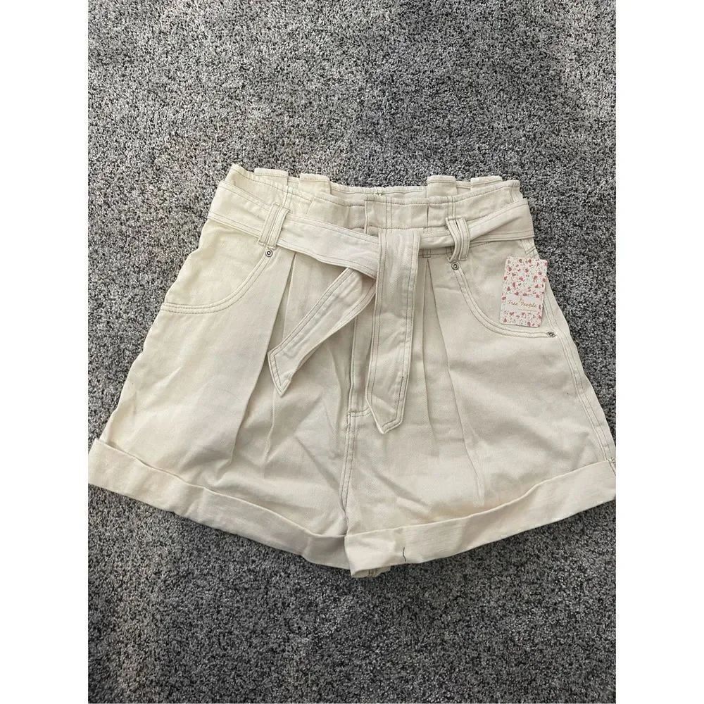 ❤️Free People Nova Denim Paperbag Shorts